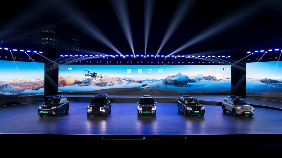 BYD et DJI lancent le premier système de drone embarqué au monde