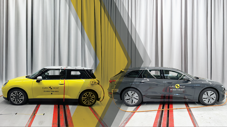 MINI Cooper Electric en Audi A6 e-tron behalen vijf sterren bij Euro NCAP
