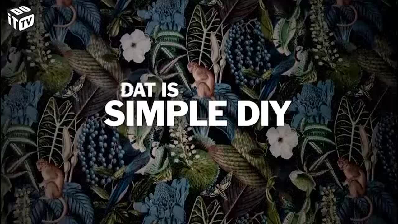 Rek met verfexperimenten